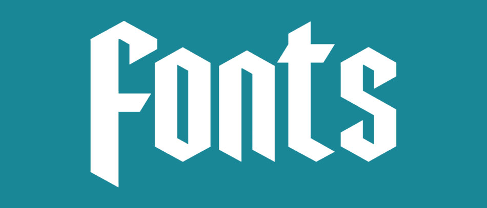 font design logo