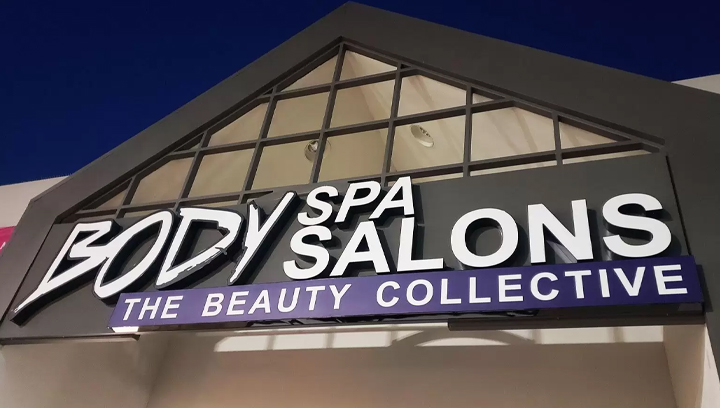 Salon Signs Spa Signs Los Angeles, US Wide Front Signs