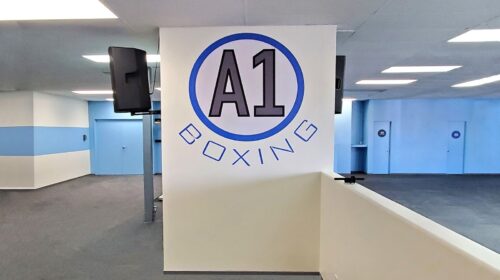 A1 boxing wall decal