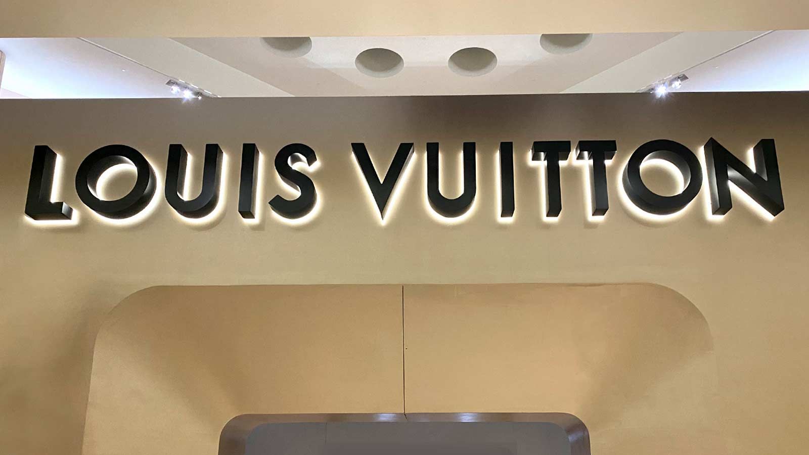 Louis Vuitton LV Logo Wall Sign