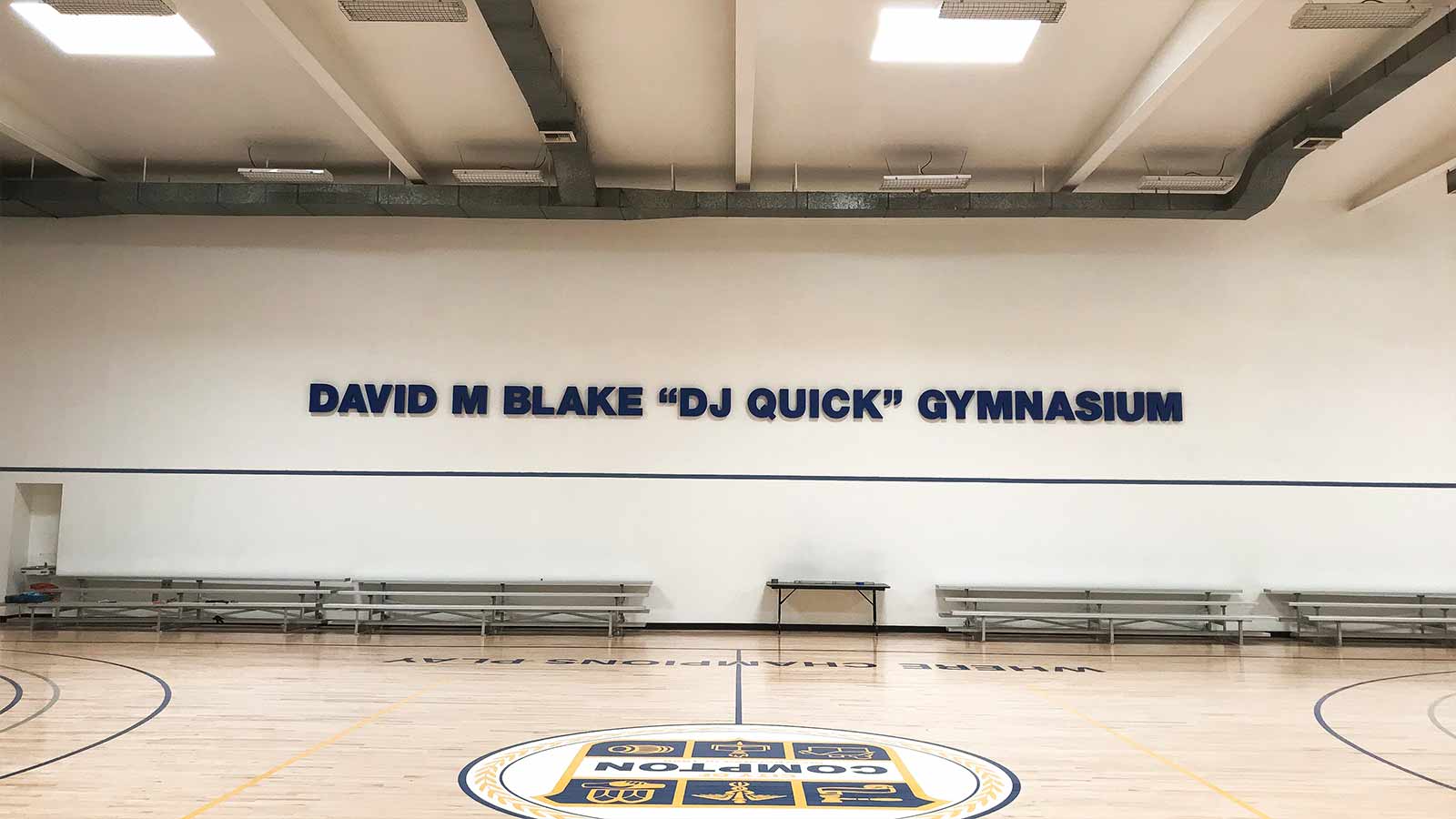 david m blake gymnasium 3d letters