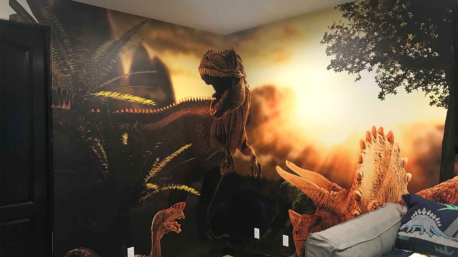 dinosaurs custom interior wall decal