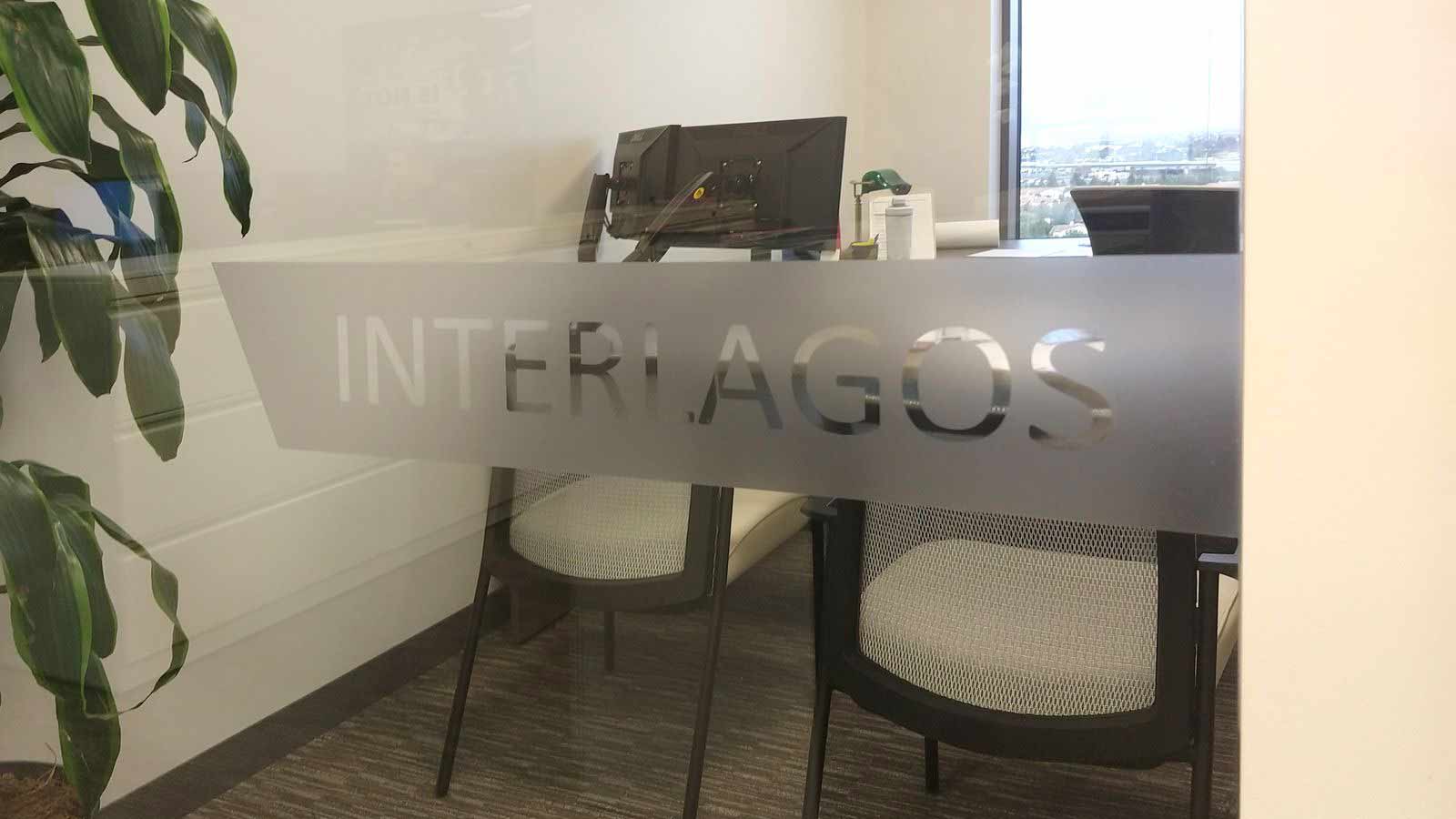 interlagos frosted glass decal