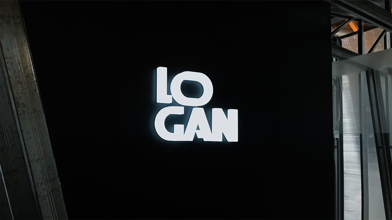 logan interior illuminated acrylic letters