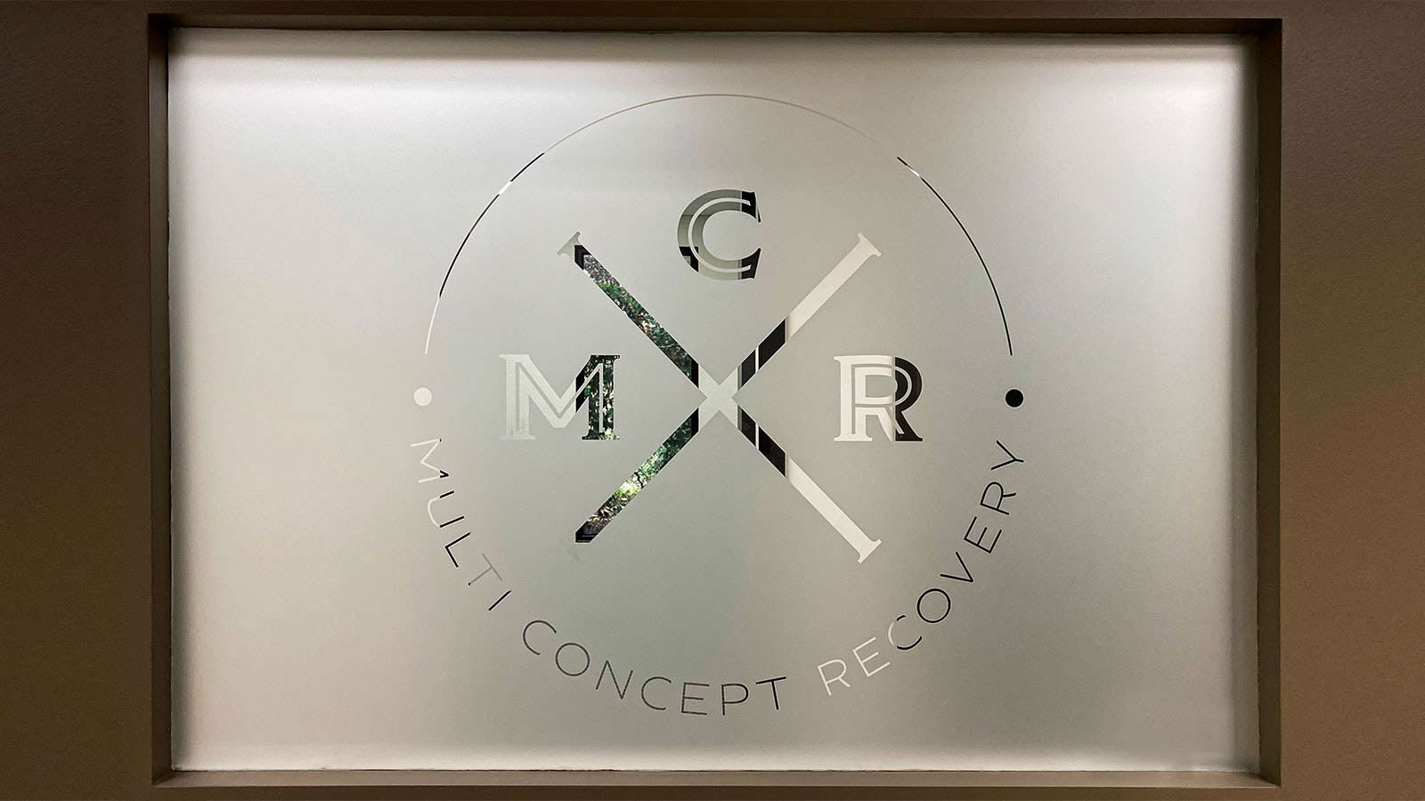 multi concept recovery frosted window decal