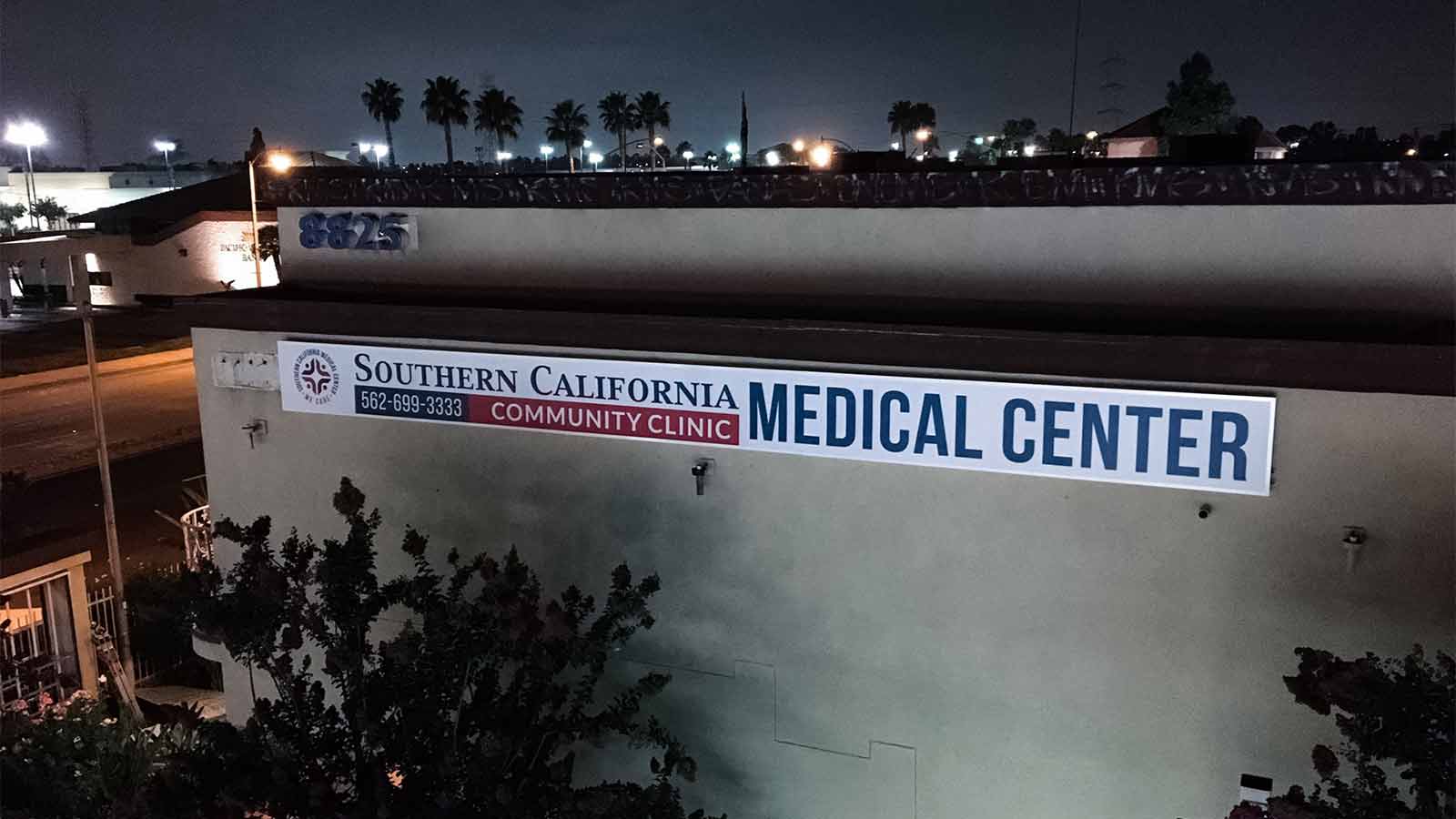 southern california medical center led lightbox