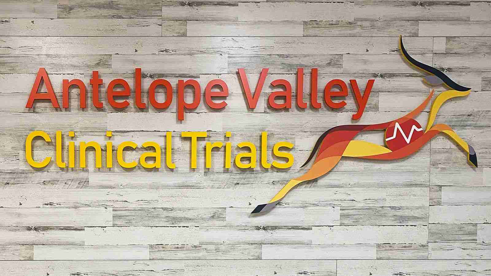 antelope valley clinical trials 3d sign