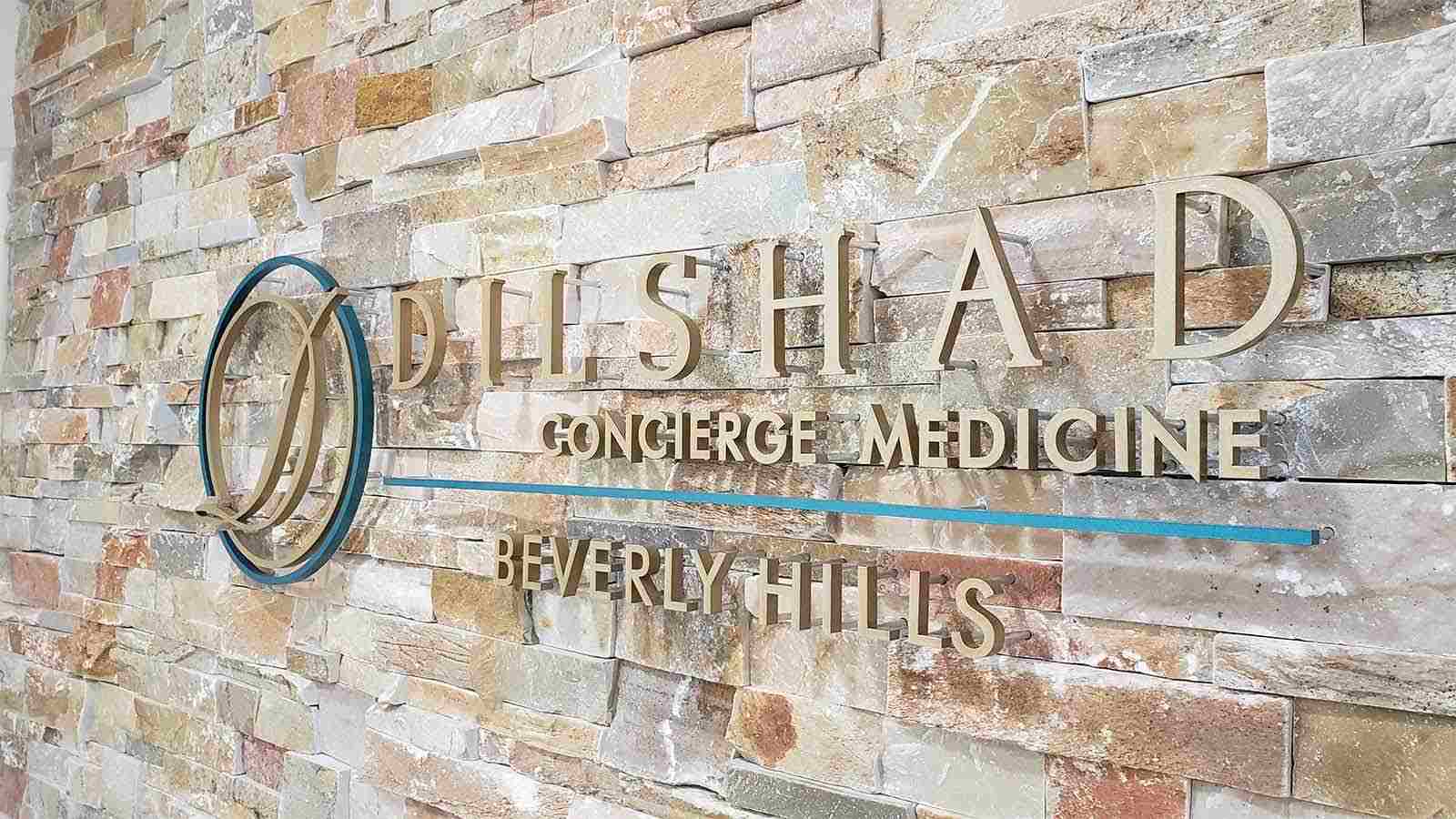 3D acrylic letters for Dilshad medical clinique