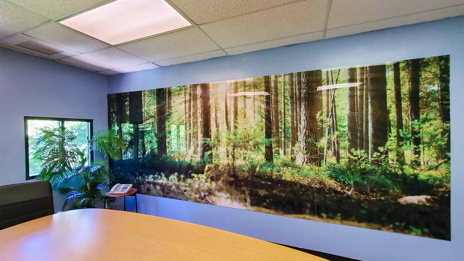 forest scenery office decorative acrylic sign