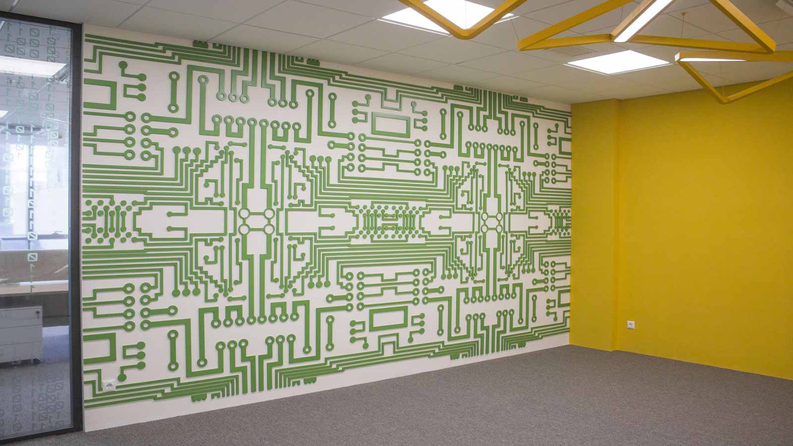 circuit board pvc wall decorations