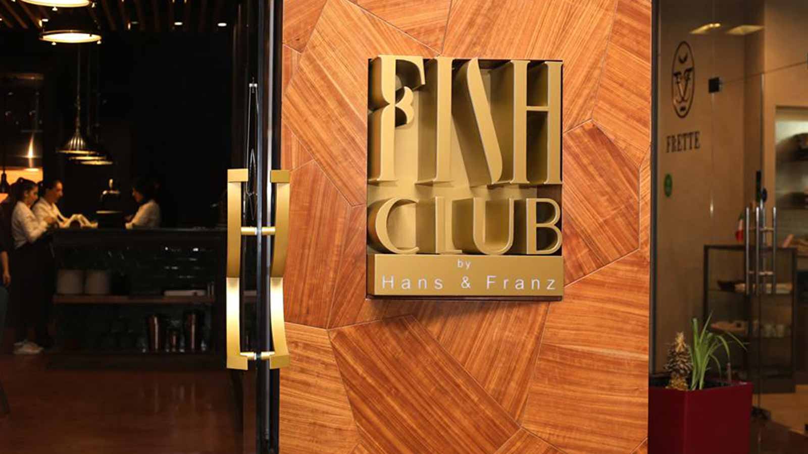 fish club bold pvc letters