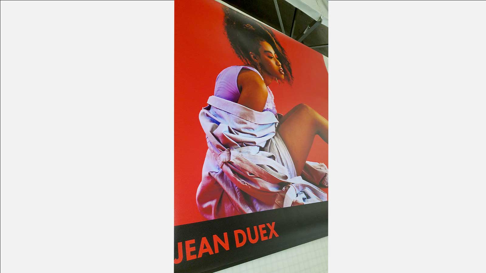 jean duex promotional vinyl banner