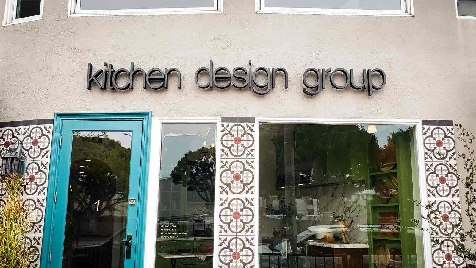 kitchen design group aluminum 3d letters