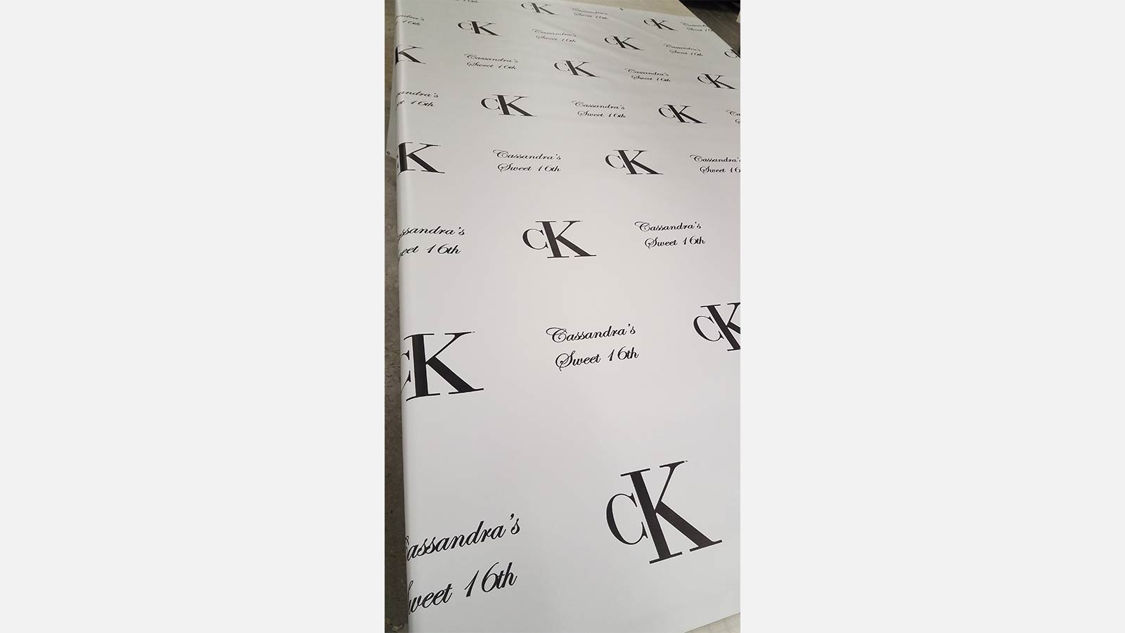 ck sweet sixteen birthday banner