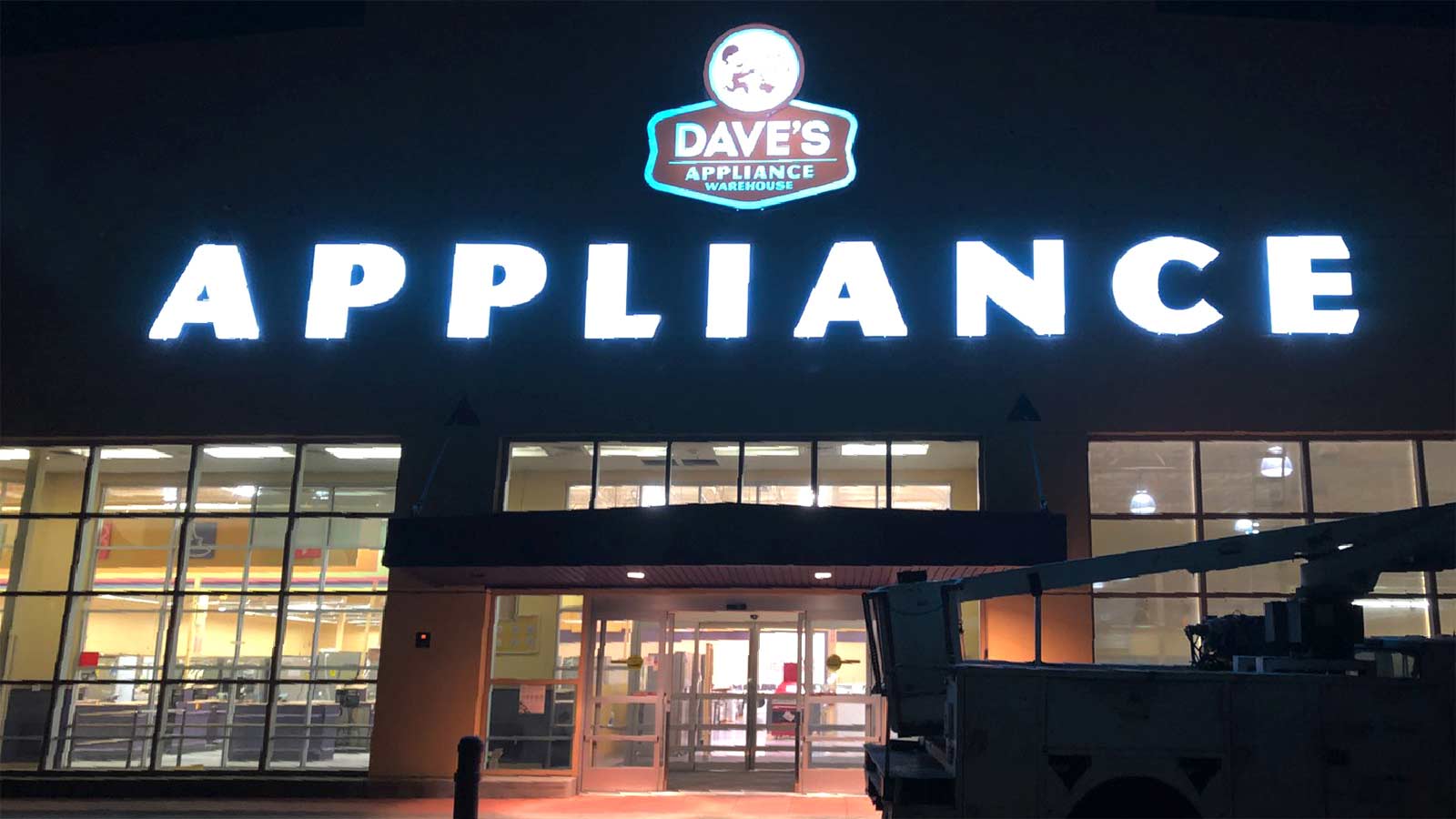 daves appliance warehouse channel letters