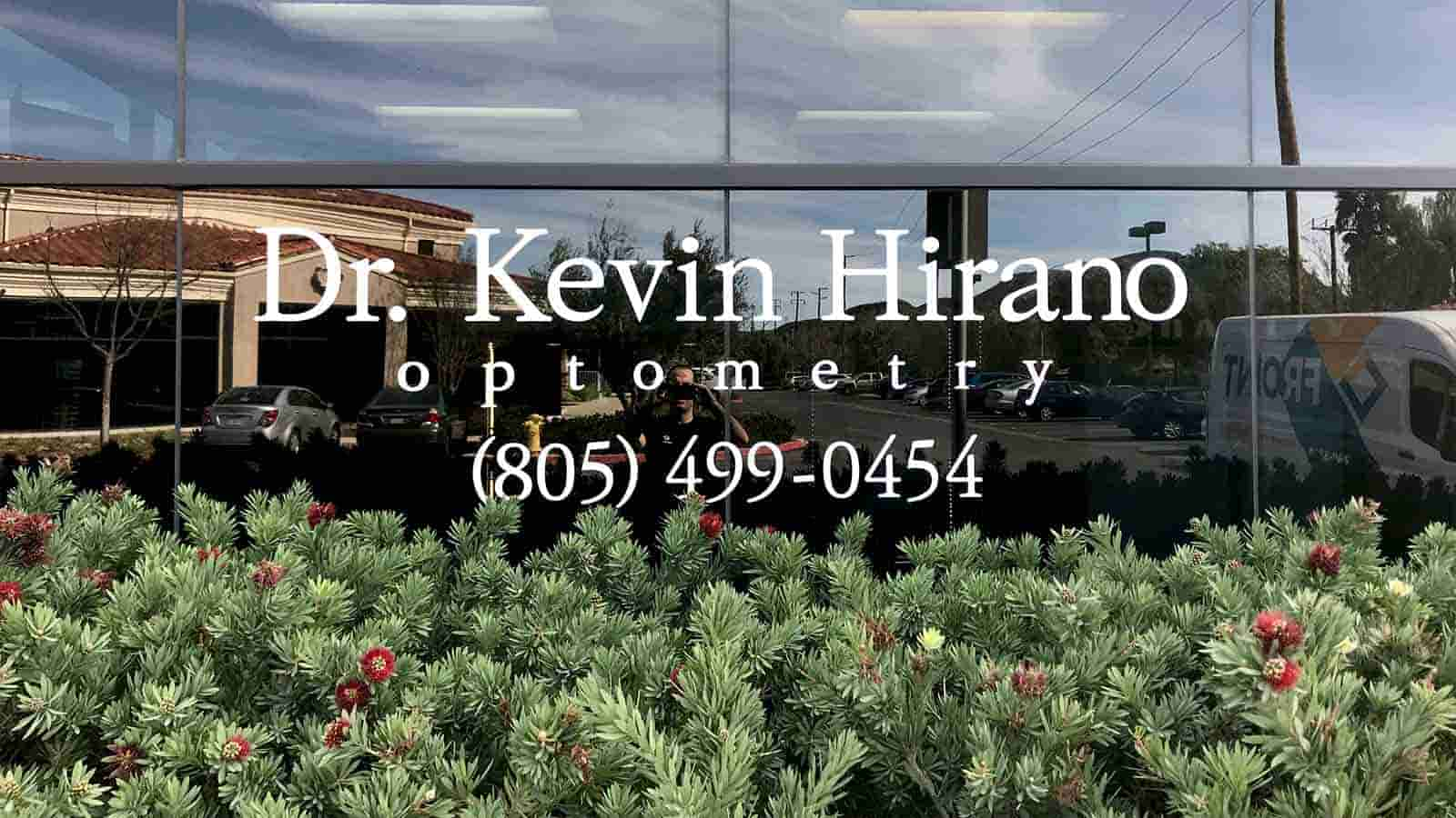 dr kevin hirano window vinyl lettering