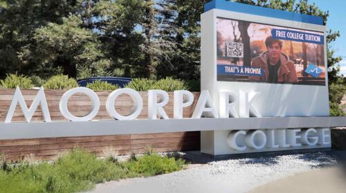 moorpark college outdoor monument sign display repair