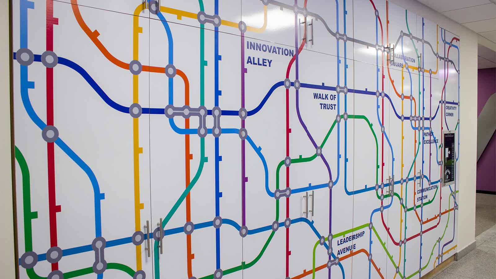 subway stations vinyl wall decal