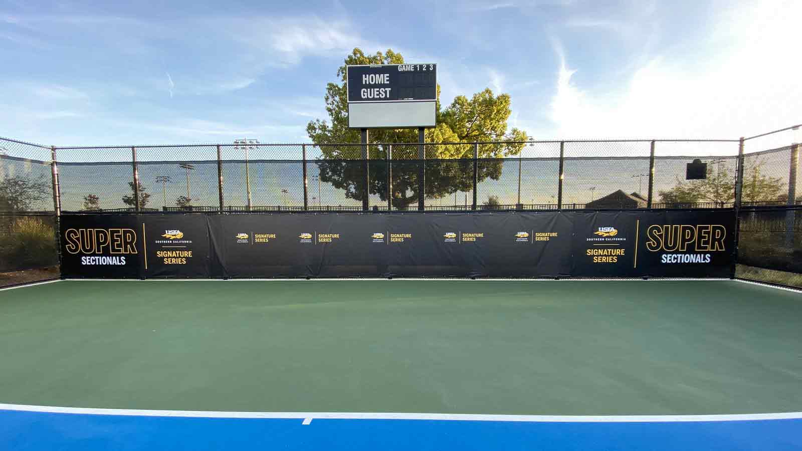 usta tennis court vinyl banner