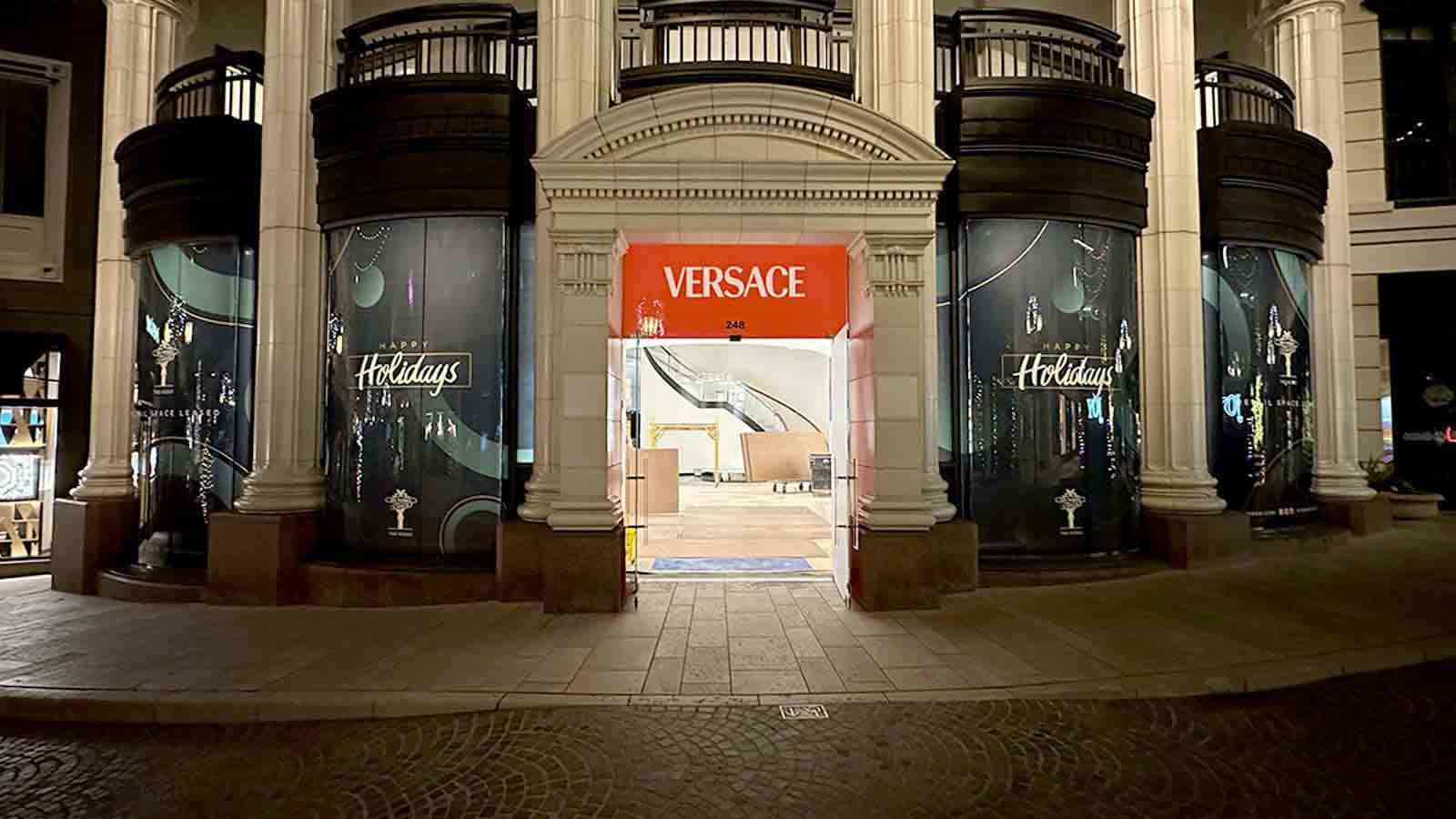 versace custom storefront decals