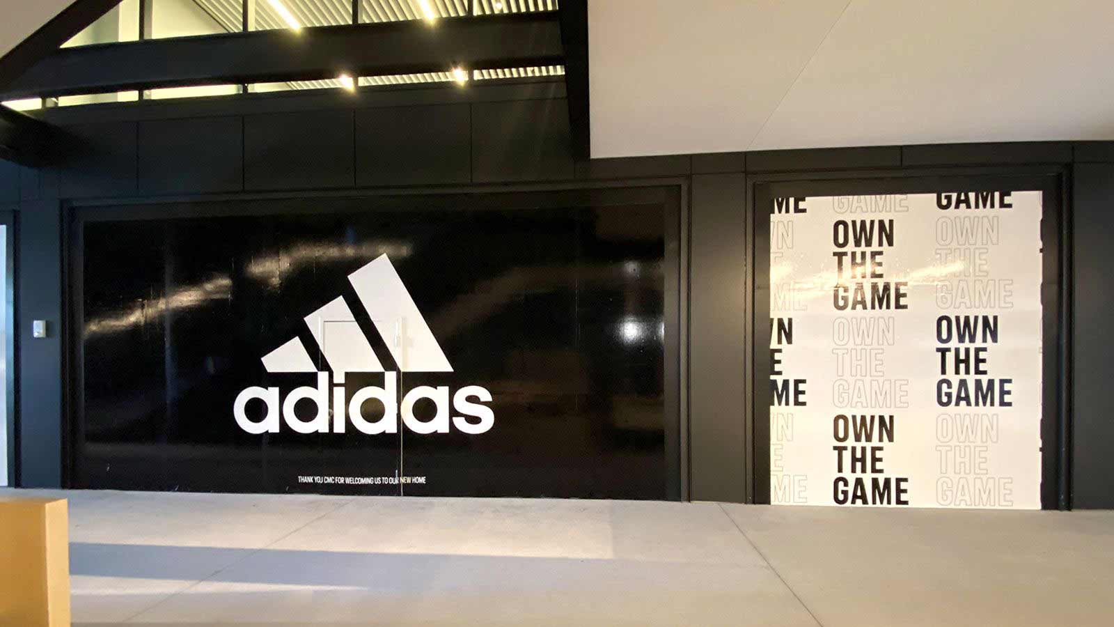 adidas wide format window decals