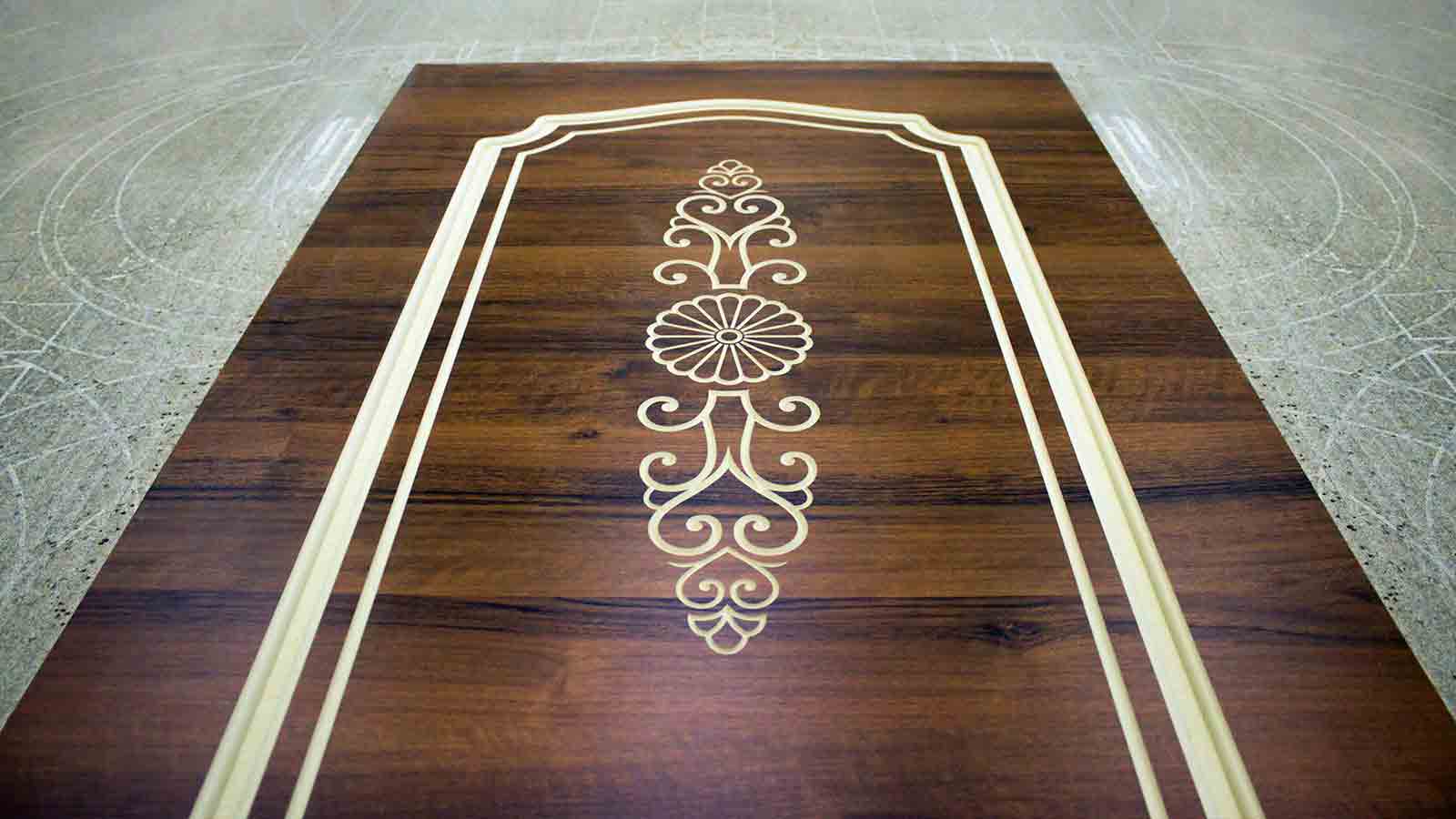 custom ornate wooden engraved board