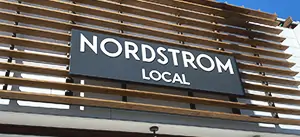 Nordstrom Local store project made by Front Signs, a signage company"